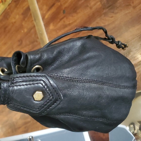 Marc by marc jacobs black leather shoulder crossbody bucket bag - Picture 10 of 16